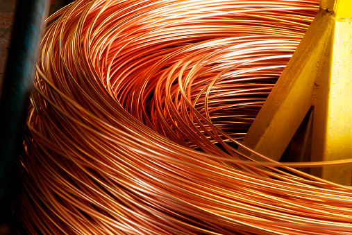 alambre de cobre para